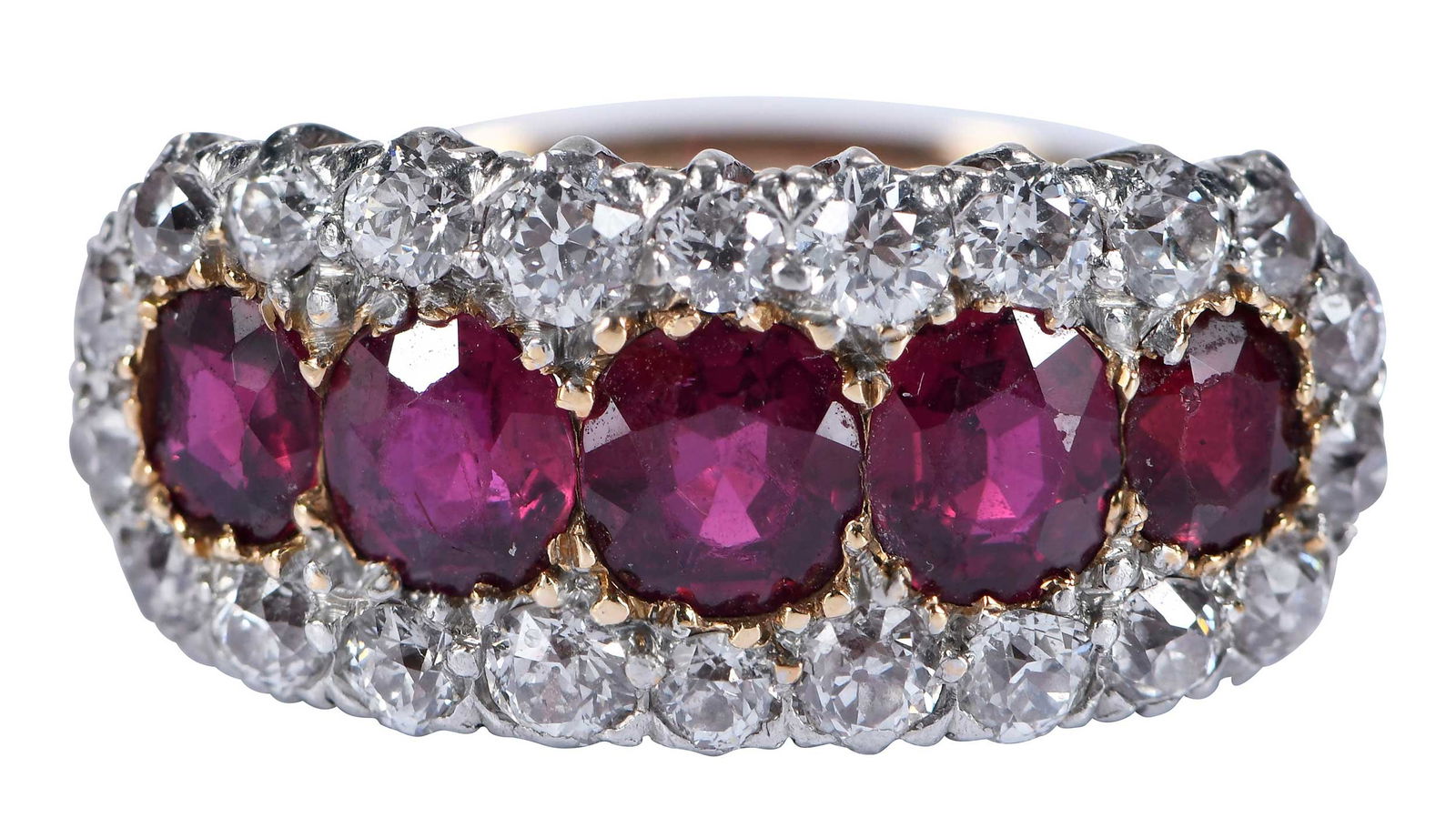 18kt. Ruby and Diamond Ring (1 of 7)