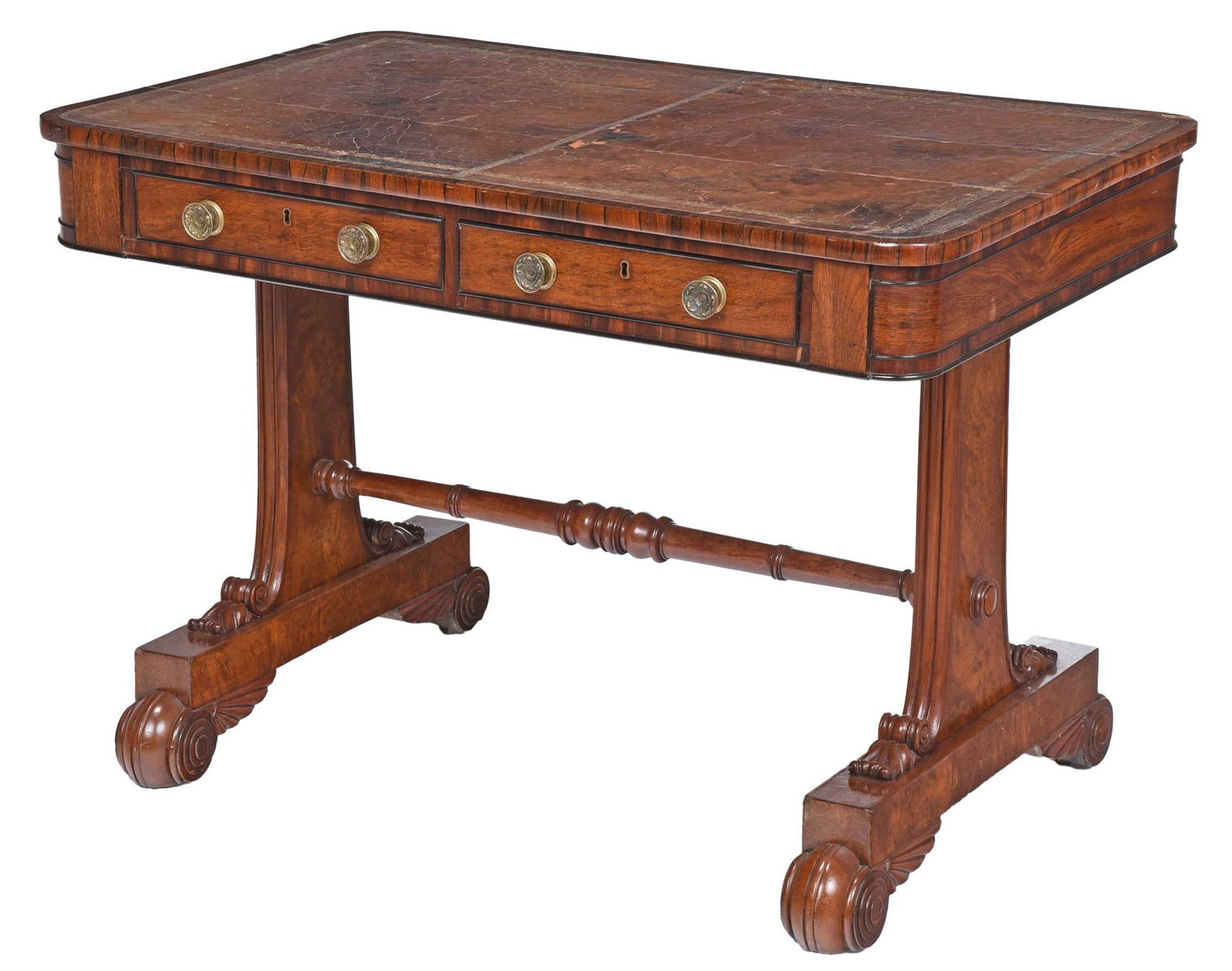 British Regency Rosewood Writing Table (1 of 7)