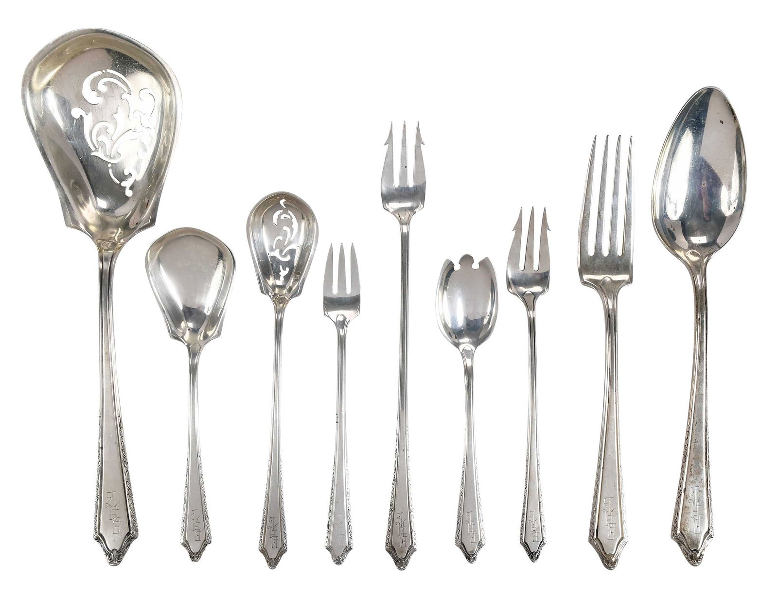 Towle Dorothy Manners Sterling Flatware, 21 Pieces (1 of 6)