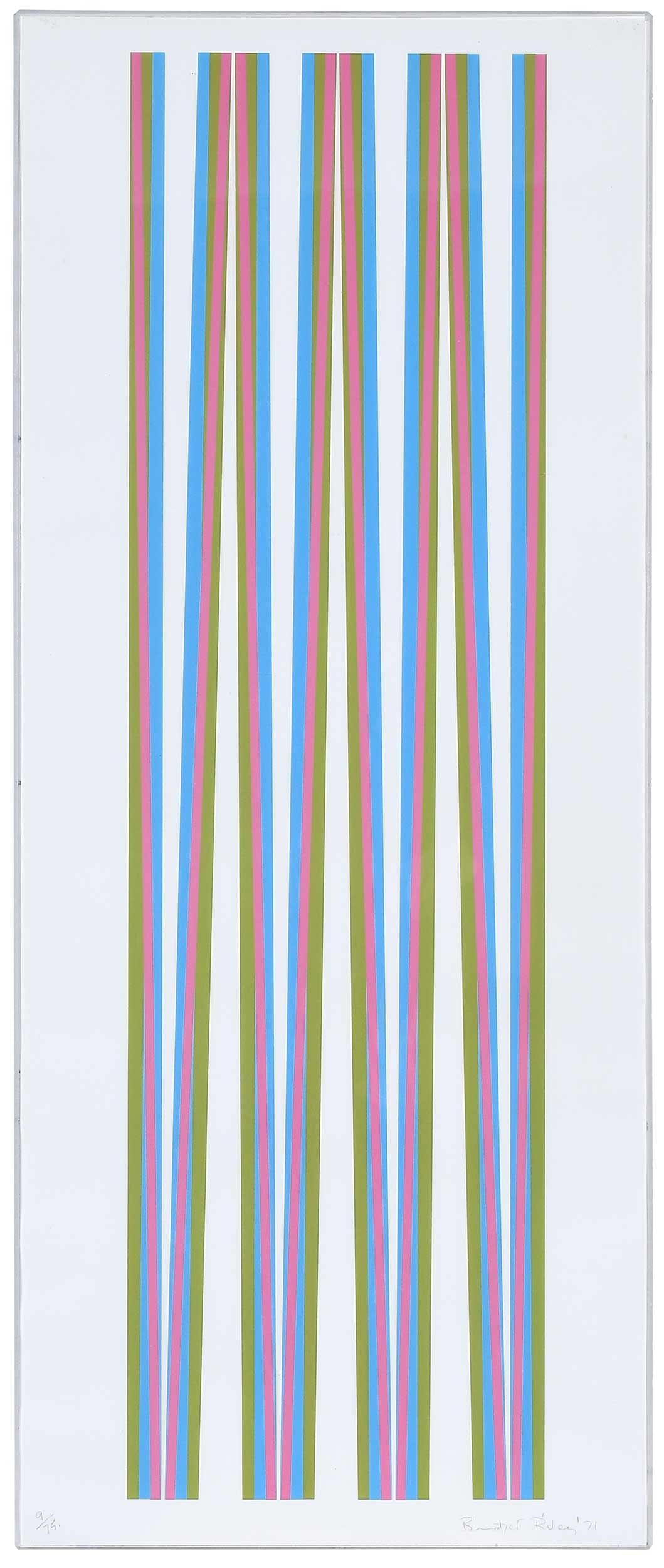 Bridget Riley, Elongated Triangles 4 (1 of 6)