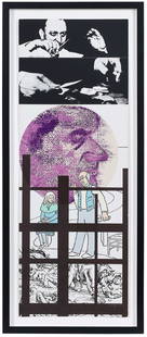 R.B. (Ronald Brooks) Kitaj, Bacon II: (England/American, 1932-2007) (1968-1969), signed lower left "Kitaj", Chris Prater at Kelpra Studio, London, printer, Marlborough AG, Schellenberg, publisher, screenprint in colors on paper, image 39-