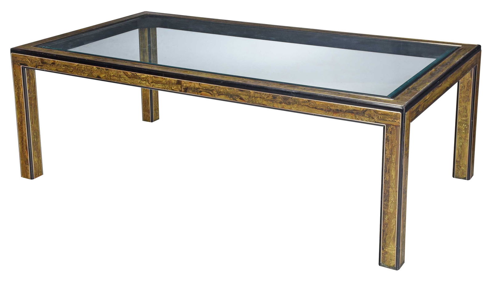 John Widdicomb Lacquered and Brass Mounted Table (1 of 19)