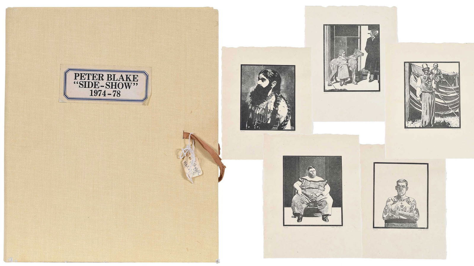Peter Blake Portfolio "Side-Show", 1974-78 (1 of 13)