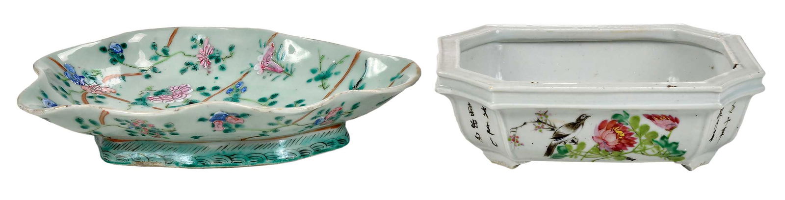 Two Chinese Enamel Decorated Porcelain Table Objects (1 of 20)