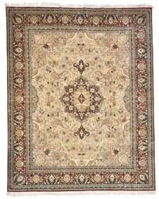 Persian Silk Carpet