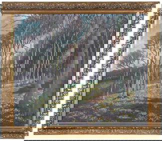 Rudolph Onslow-Ford Painting, Newton Hall Provenance