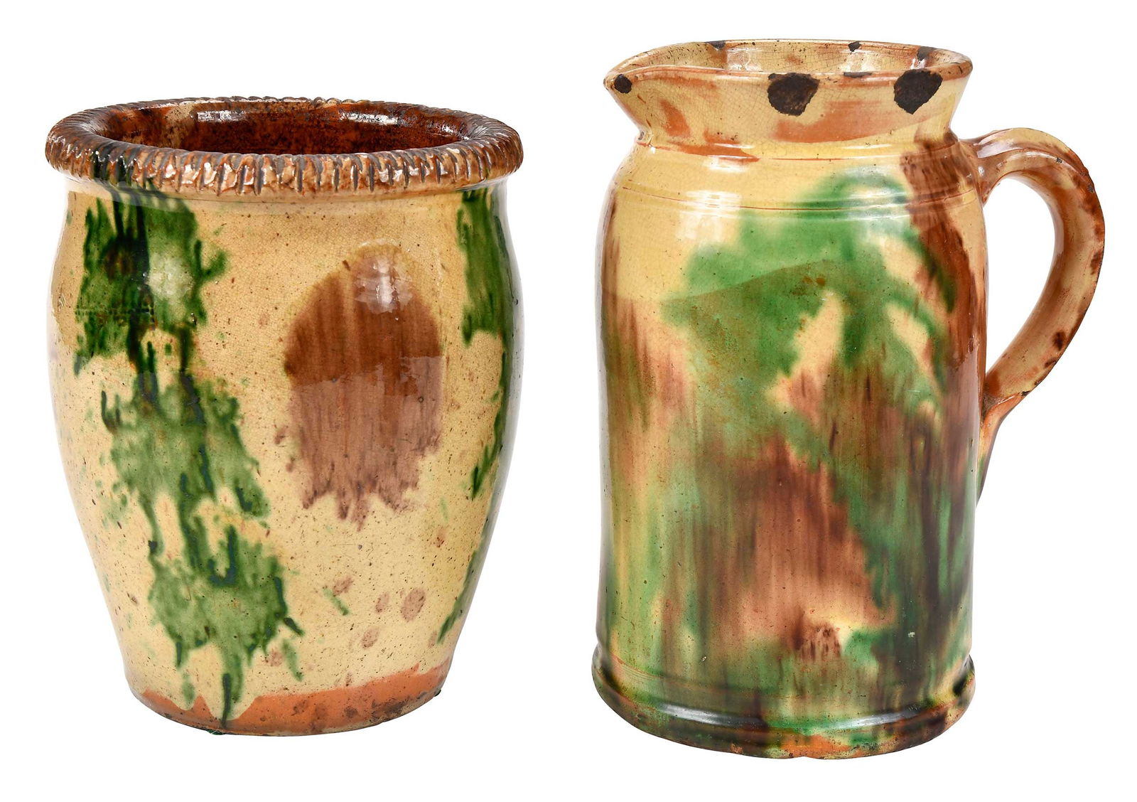 Two Pieces of Shenandoah Valley Pottery, One Stamped S. Bell & Sons (1 of 8)