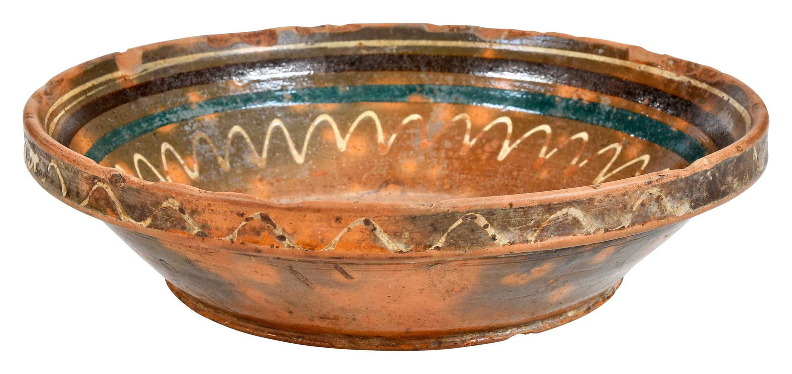 Hagerstown Slip Decorated Redware Bowl (1 of 5)