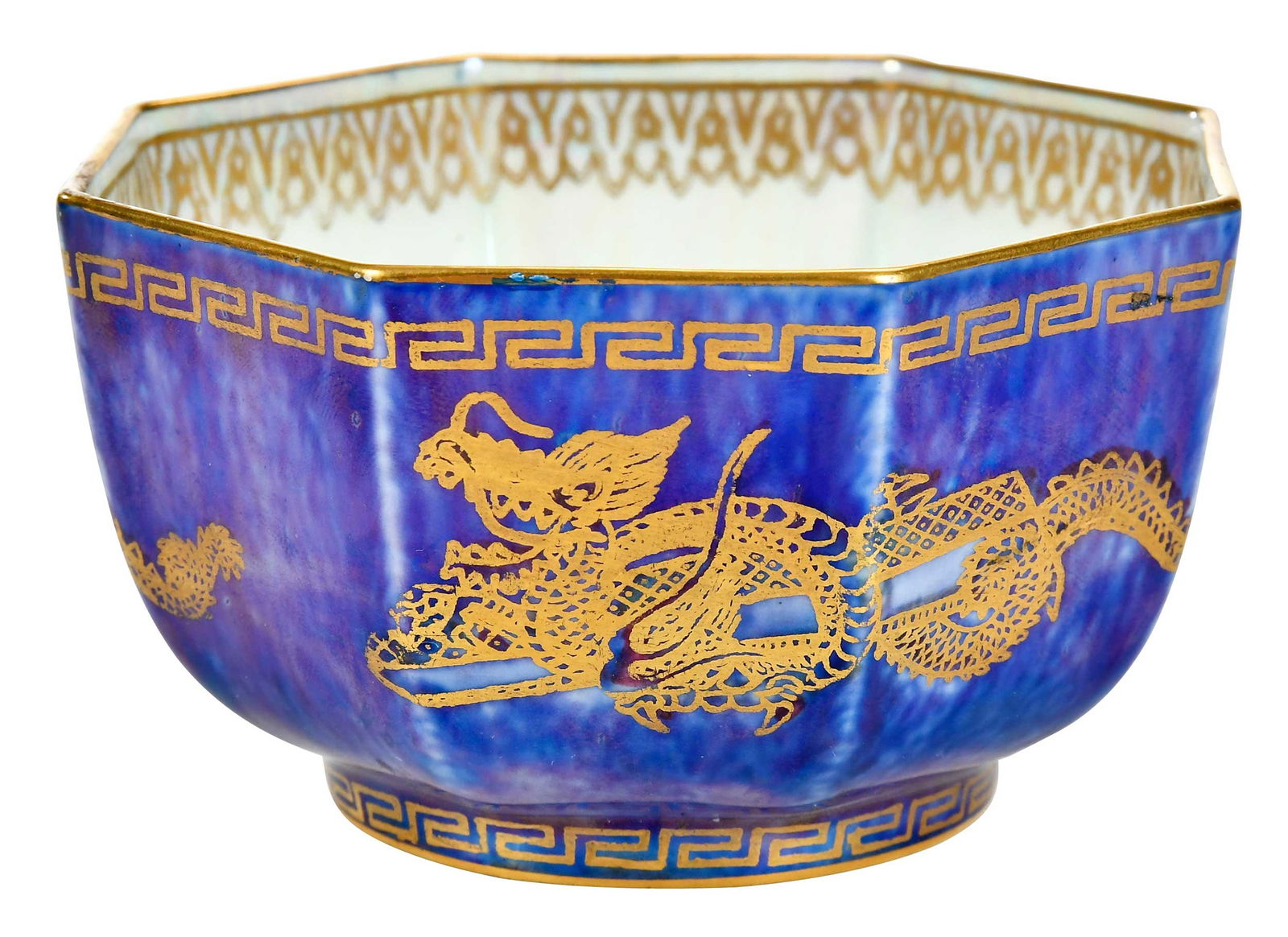 Small Wedgwood Fairyland Lustre Octagonal Bowl (1 of 8)