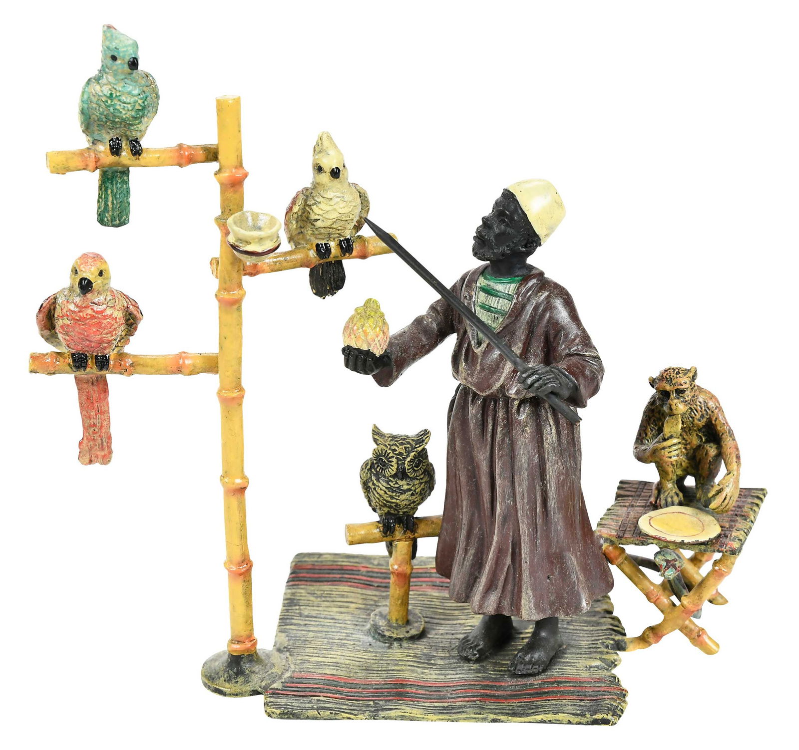 Bergman Vienna Cold Painted Bronze Figural Group (1 of 11)