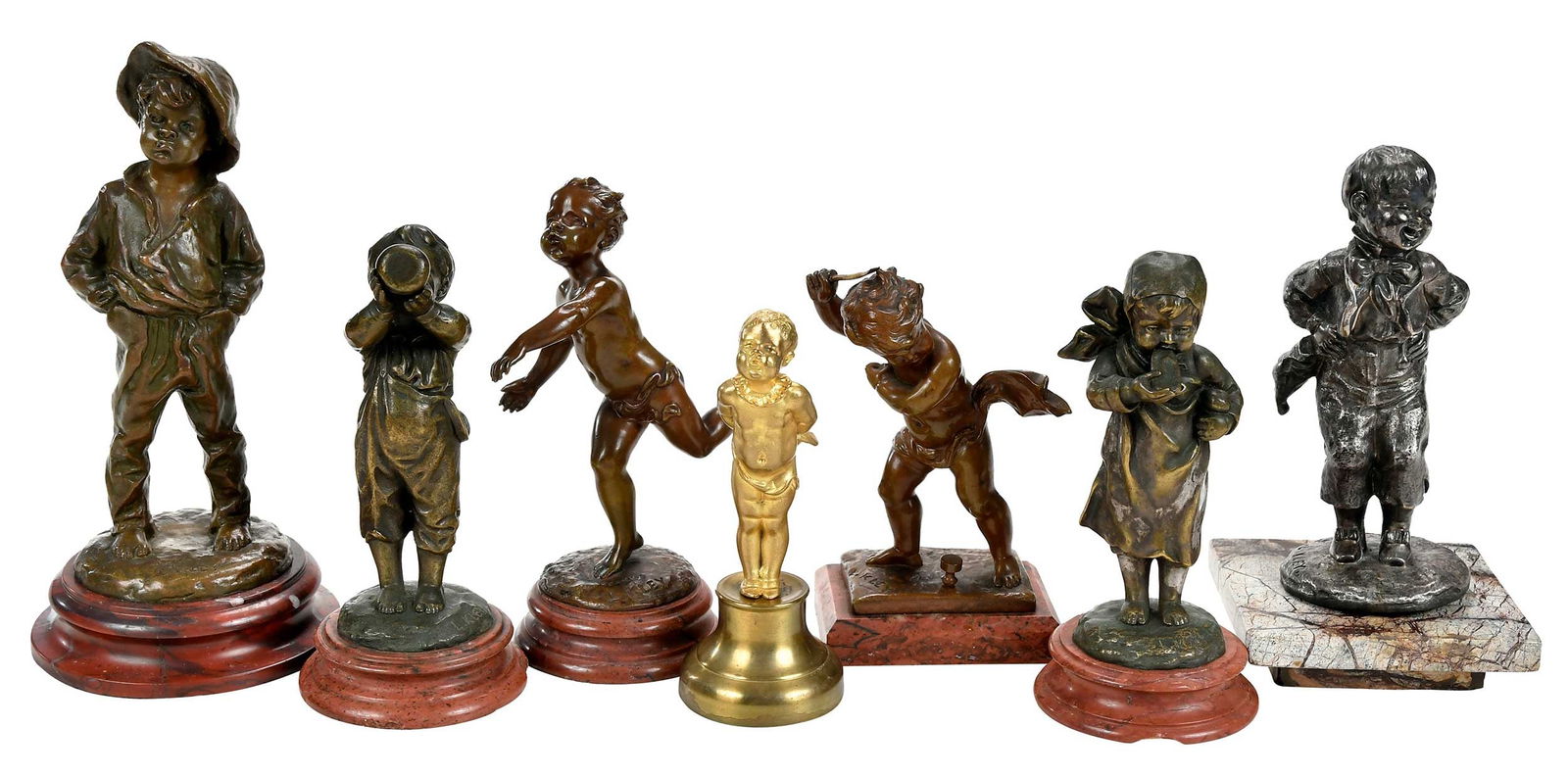 A Collection of Seven Louis Kley Bronzes (1 of 10)