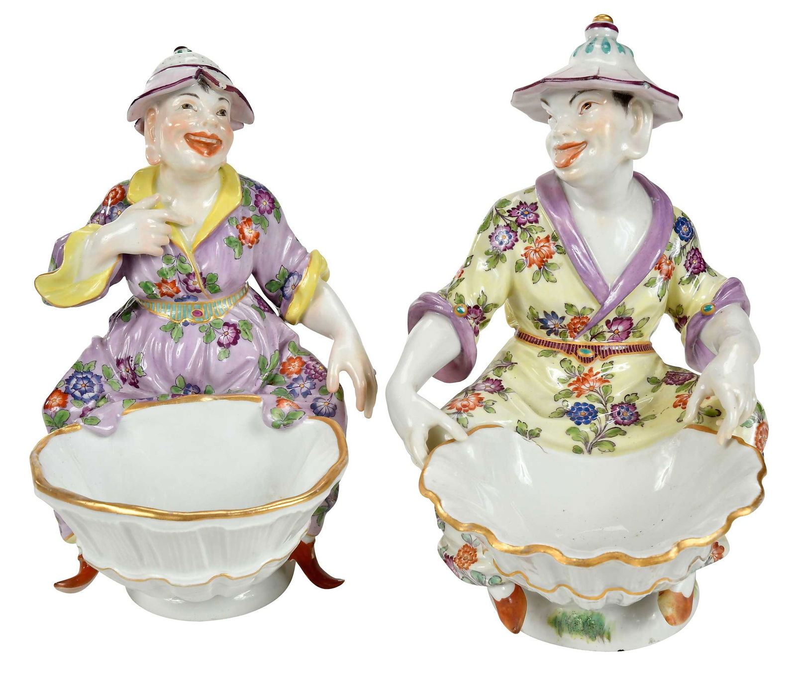 Two Meissen Porcelain Sweetmeat Figures (1 of 12)