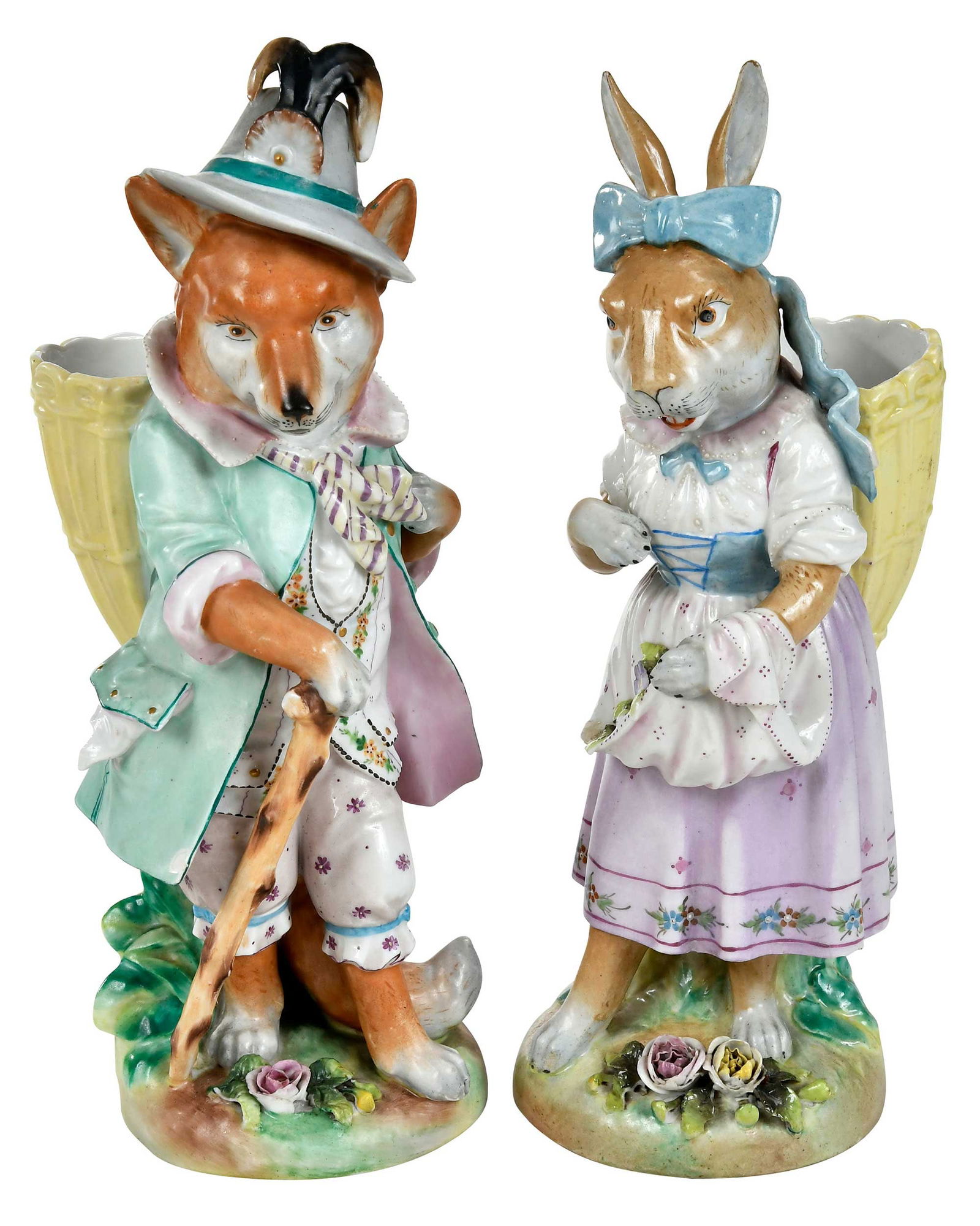 Two German Porcelain Animal Figures (1 of 10)