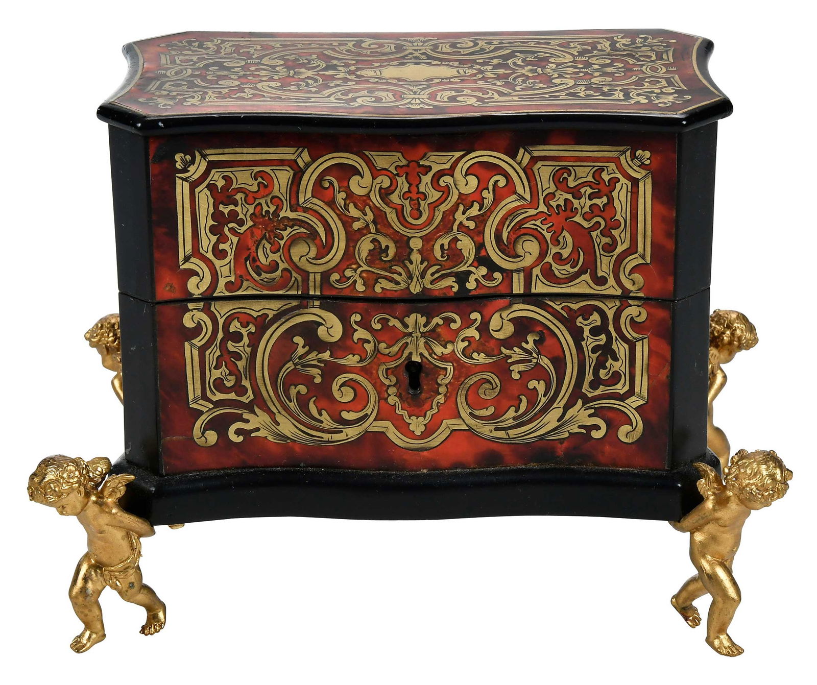 Tahan Faux Boulle Marquetry Inlaid Perfume Casket (1 of 9)