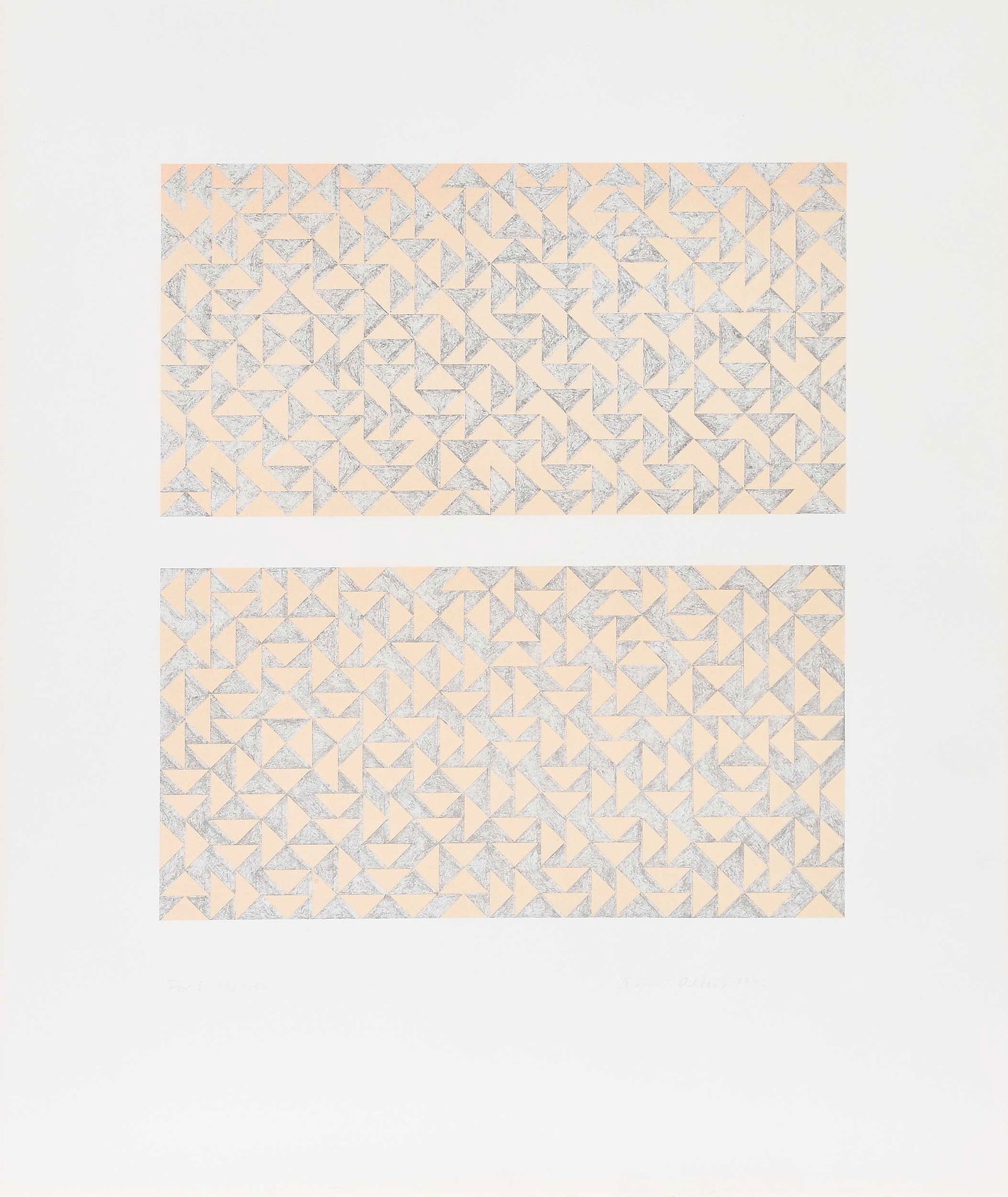 Anni Albers, Fox I: (Connecticut, North Carolina/Germany, 1899-1994) (Weber & Danilowitz 29),1972, edition 132/150, signed lower right 'Anni Albers 1972', titled lower left, stamped verso, Fox Press, West Hartford, print