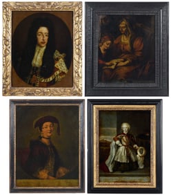 Four Reverse Applied Prints