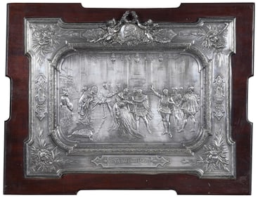 Elkington 'Much Ado About Nothing' Silver Plate Plaque