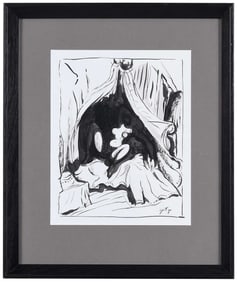 Renato Guttuso, Reclining Nude