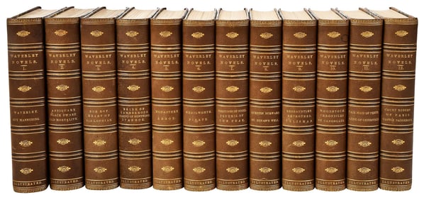 Waverly Novels by Sir Walter Scott, 12 Volumes