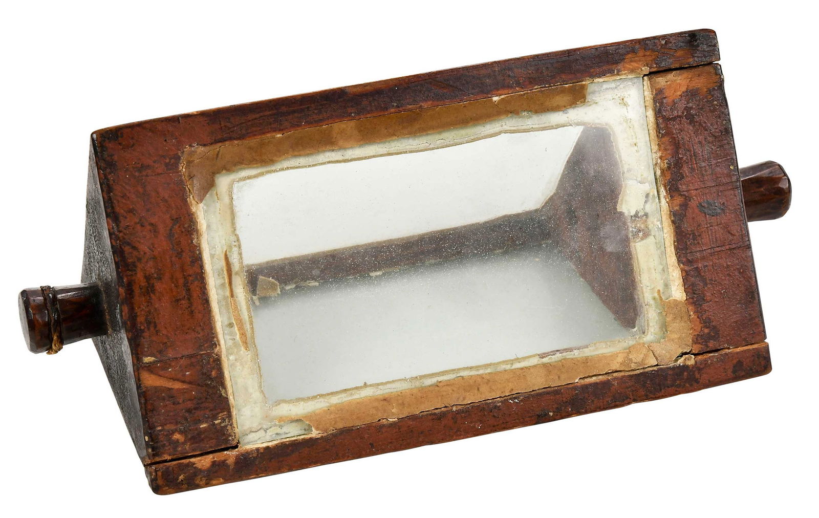 American Triangular Wood and Glass Water Light Reflector (1 of 8)