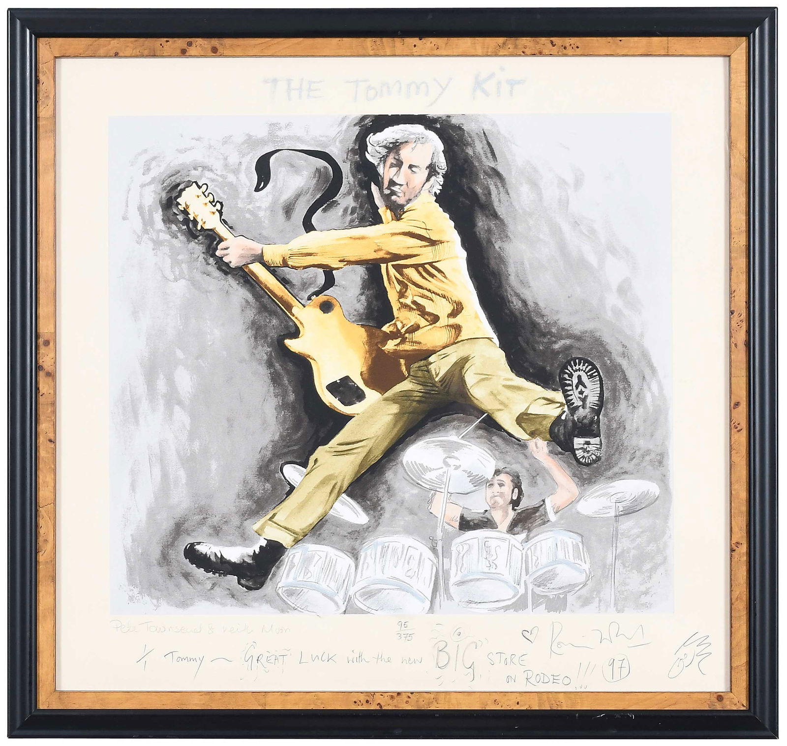 Ronnie Wood, The Who Lithograph, Inscribed to Hilfiger (1 of 8)