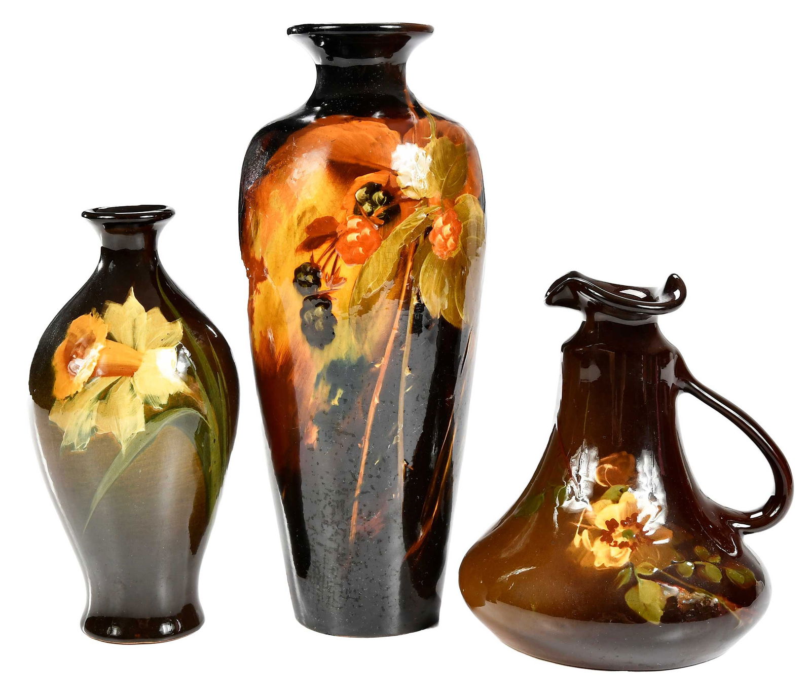 Three Weller Pottery Vessels (1 of 8)