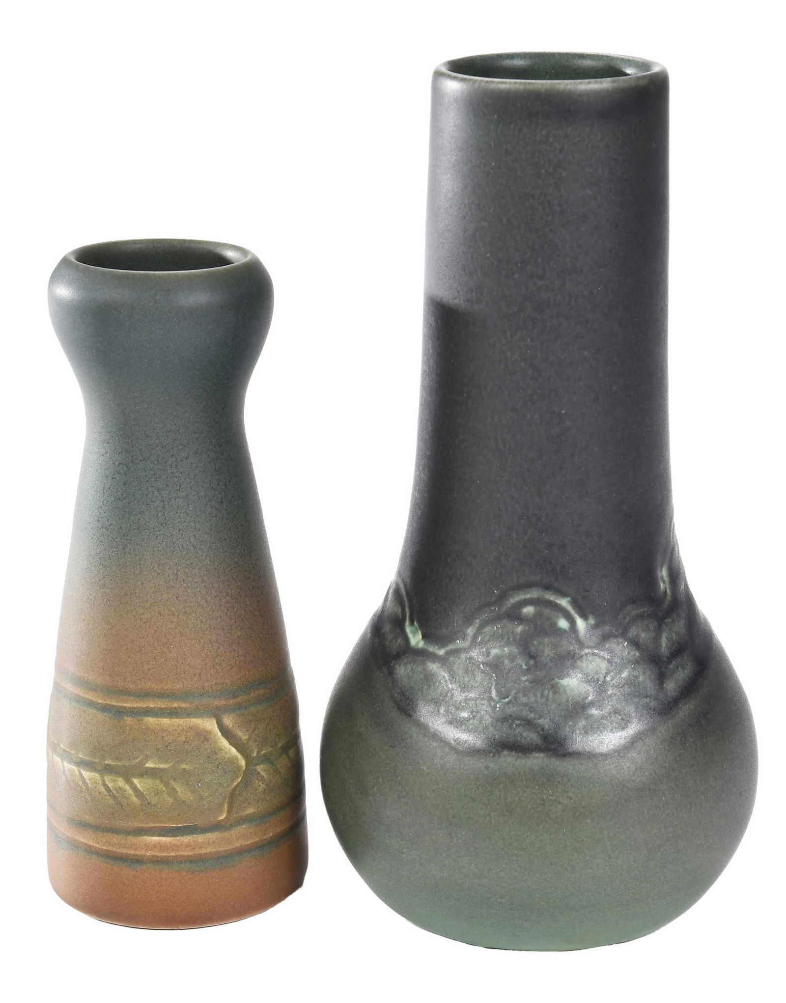 Two Rookwood Pottery Vases, William Hentschel and Charles S. Todd (1 of 6)