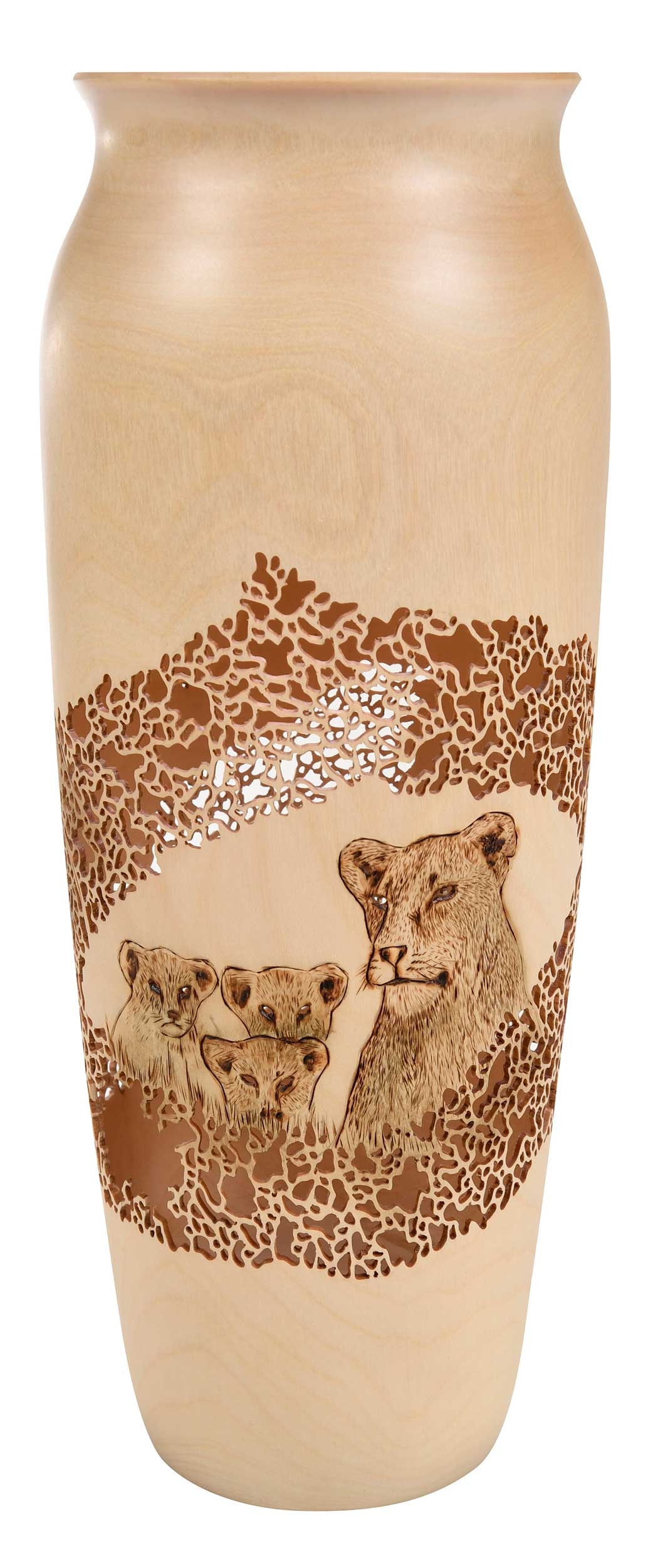 Frank Sudol 'Lion' Vase (1 of 10)