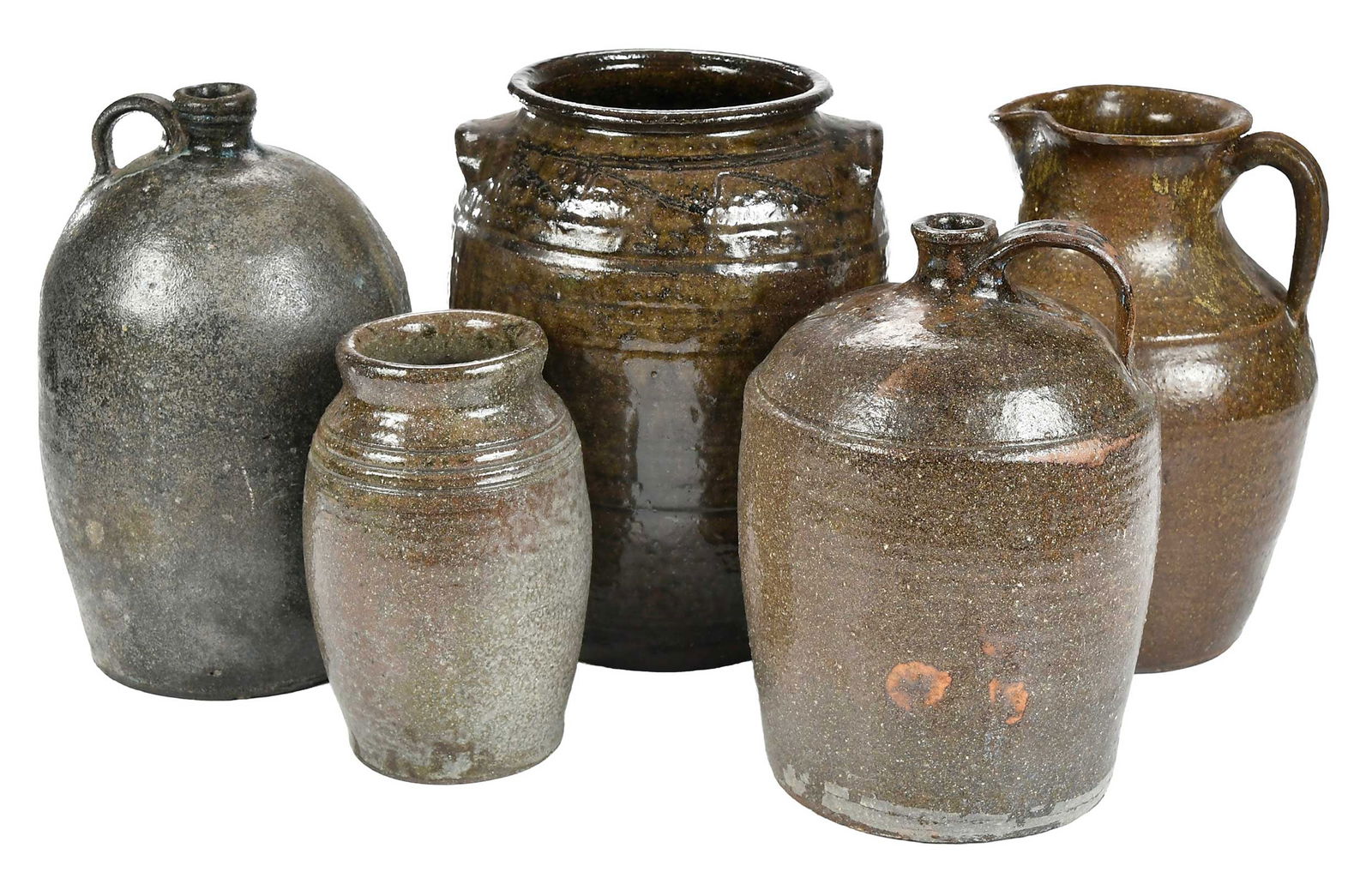 Five Pieces of Catawba Valley Pottery (1 of 13)