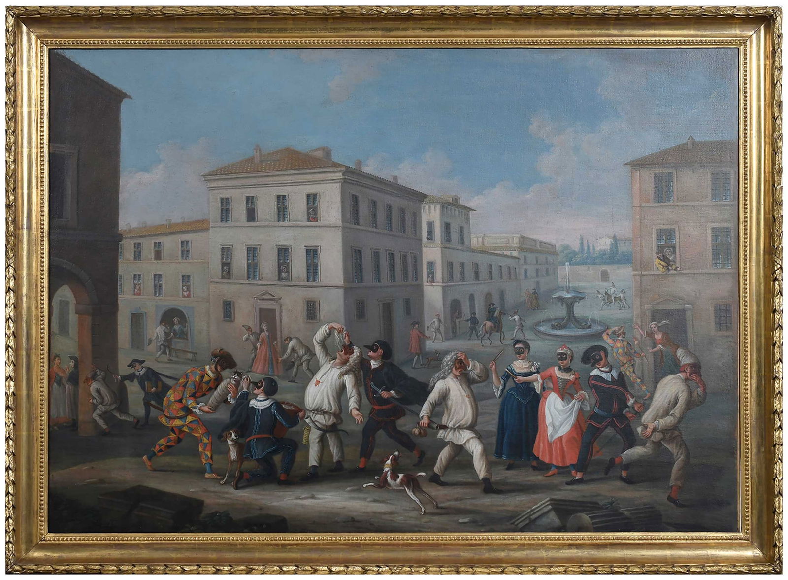 Italian School Painting, Commedia dell'Arte (1 of 12)