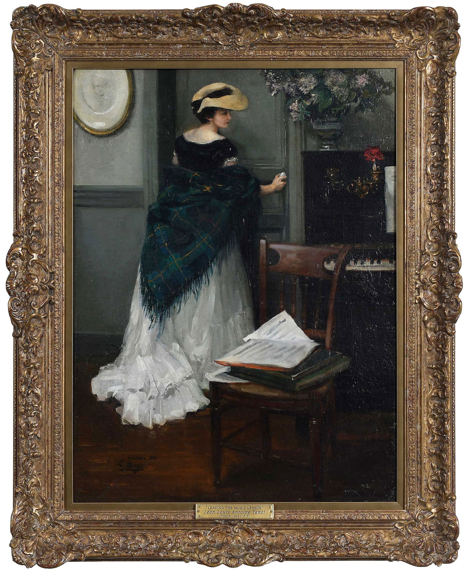 Leon Louis Antoine Tanzi, Leaving the Music Lesson (1 of 8)