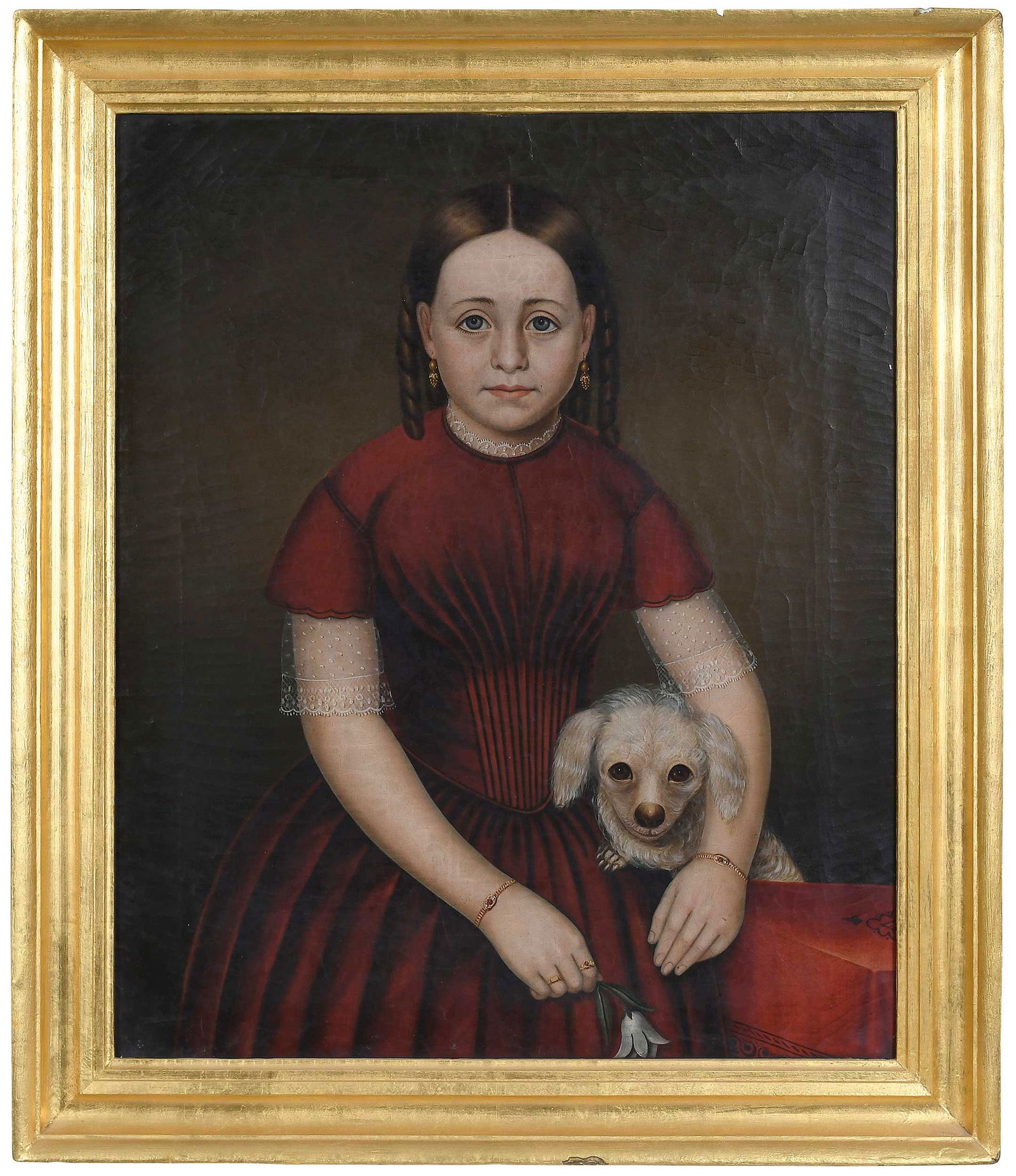 American School Girl With Red Dress (1 of 14)