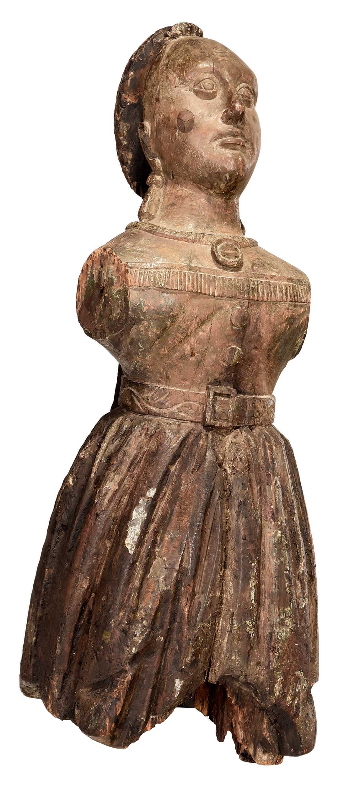 Ships Maiden Figure Head with Mounting Block (1 of 10)