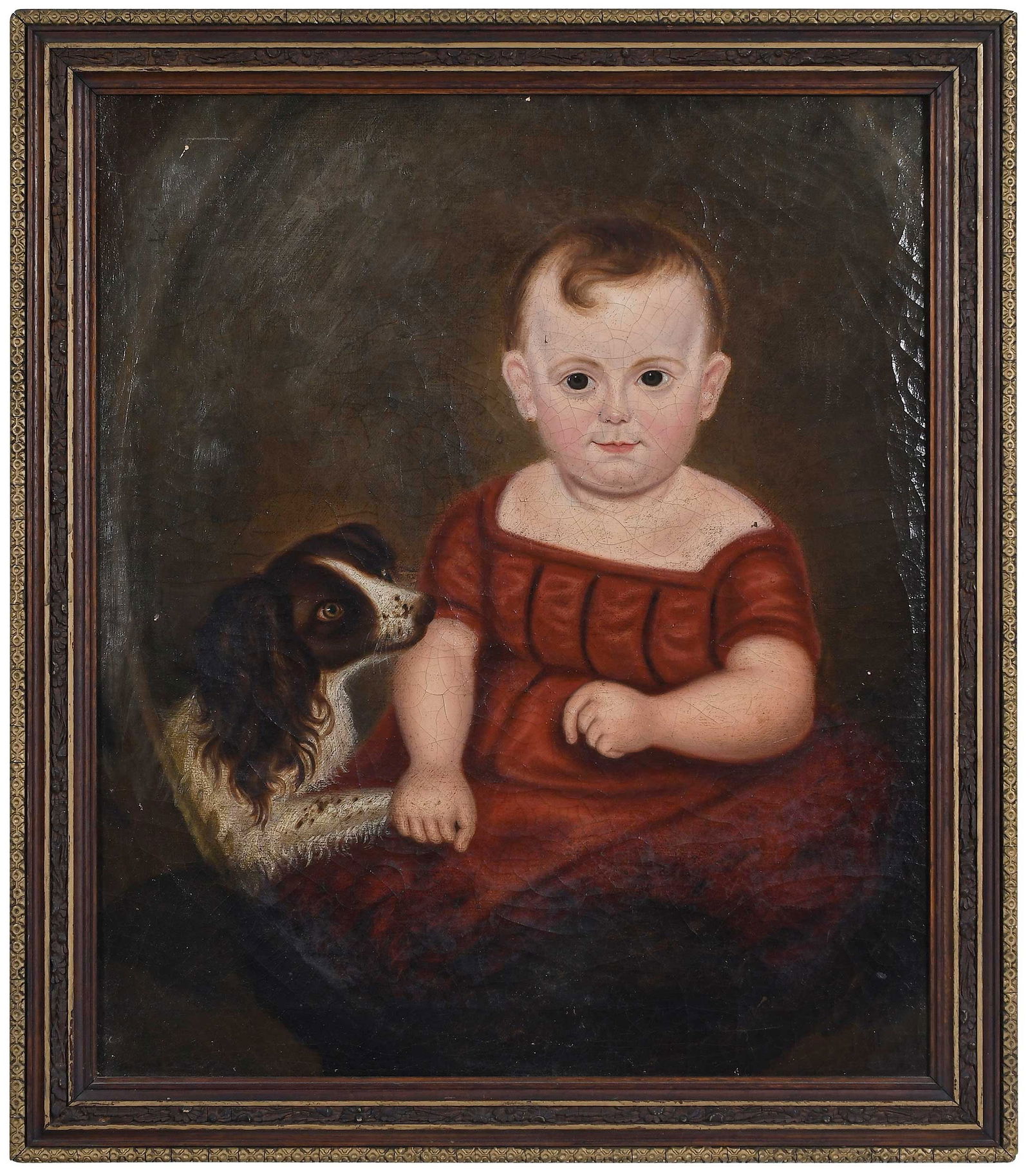 Folk Portrait of Young Boy and Dog (1 of 8)