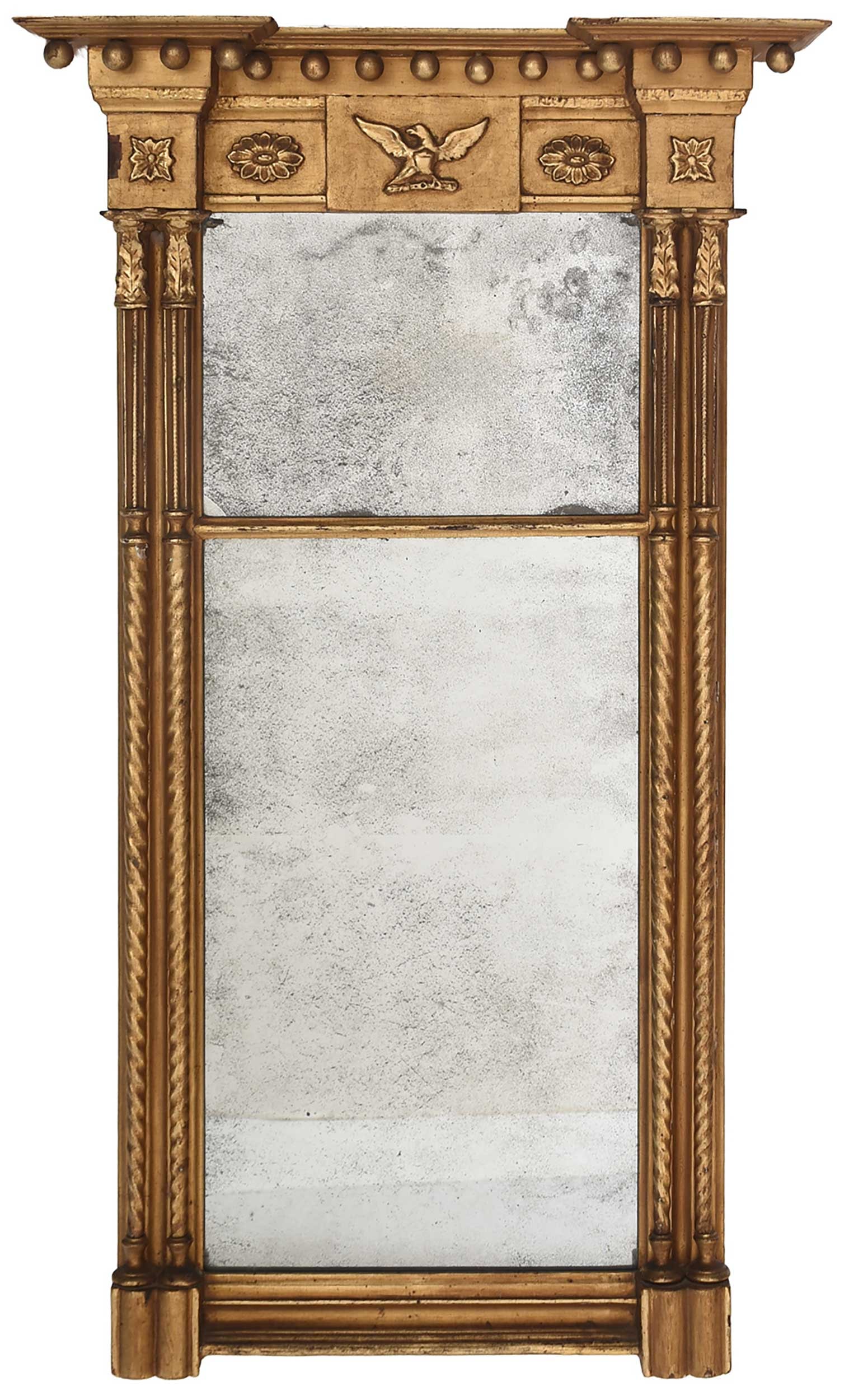 Federal Carved and Gilt Wood Pier Mirror (1 of 7)
