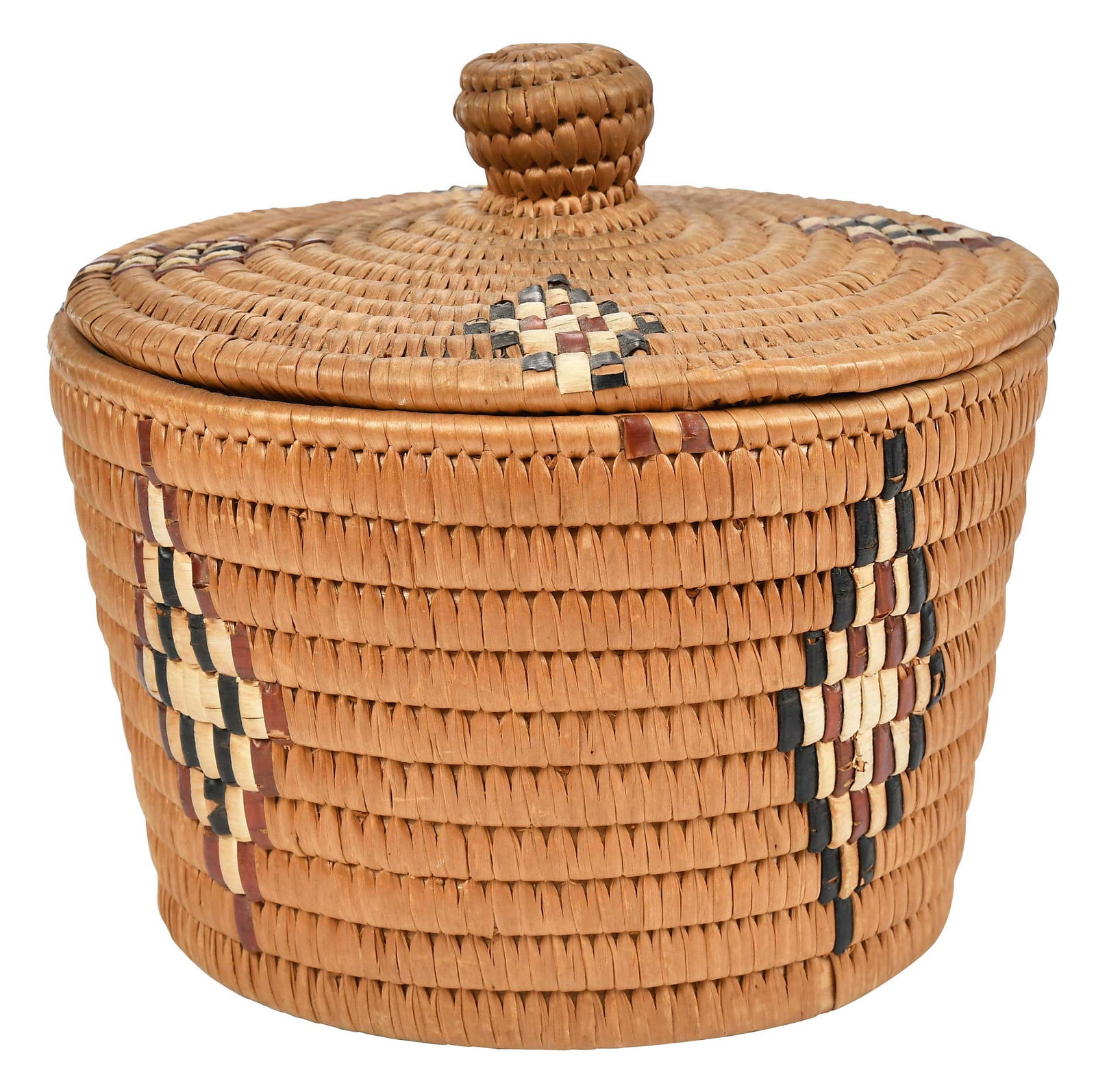 Klickitat Coiled Lidded Basket (1 of 11)