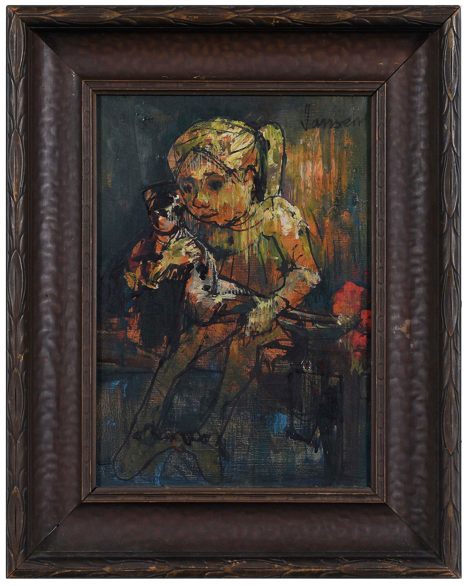 Jean Jansem, Child with Doll (1 of 7)