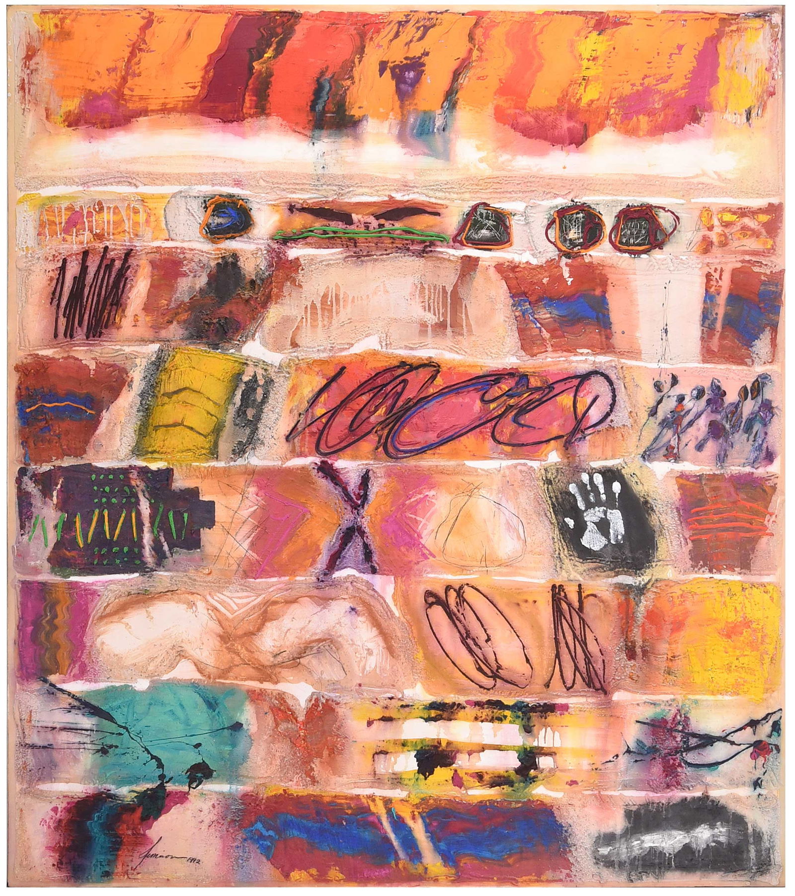 Dick Jemison Abstract Painting (1 of 13)