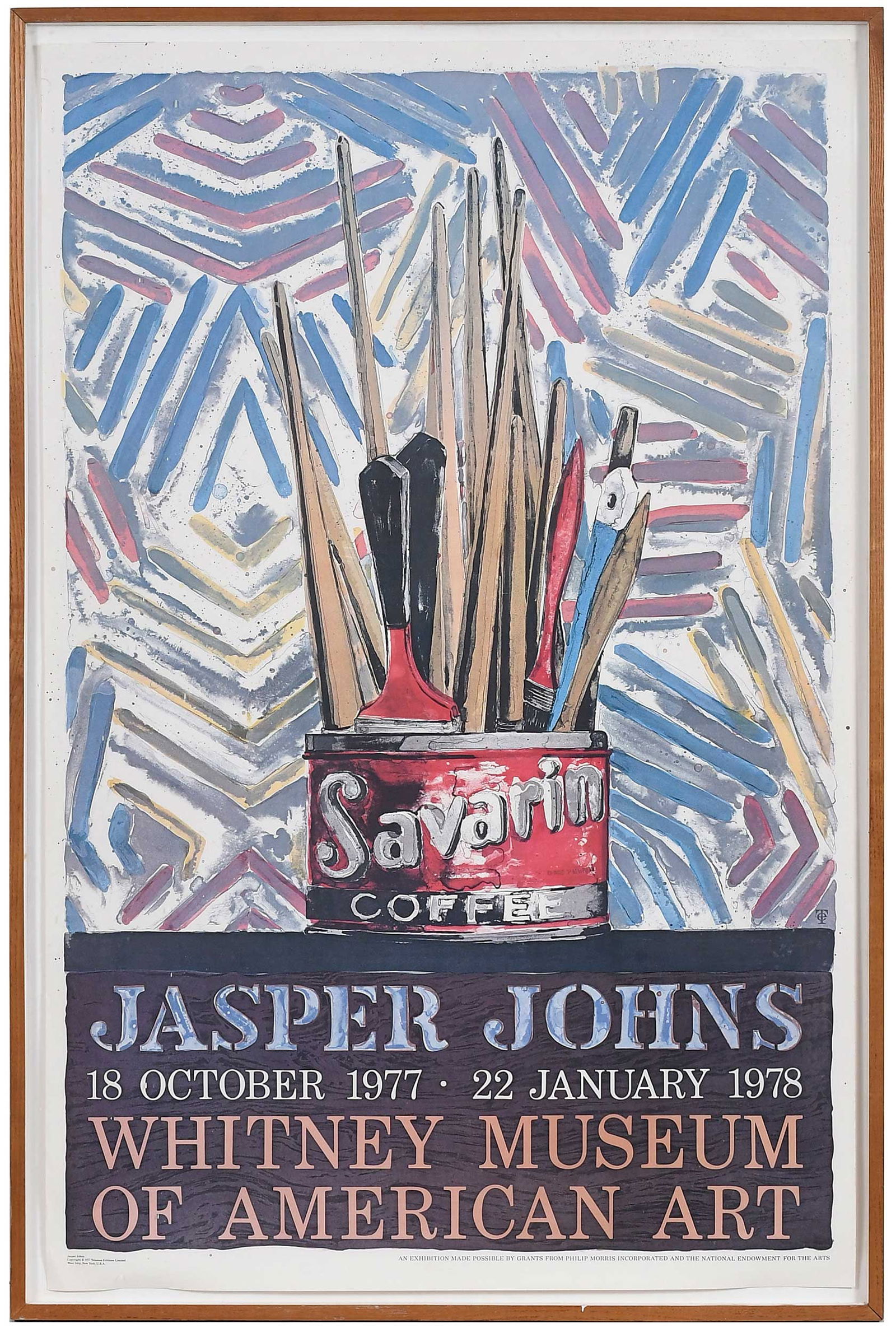 Jasper Johns Exhibition Poster, Savarin (1 of 7)
