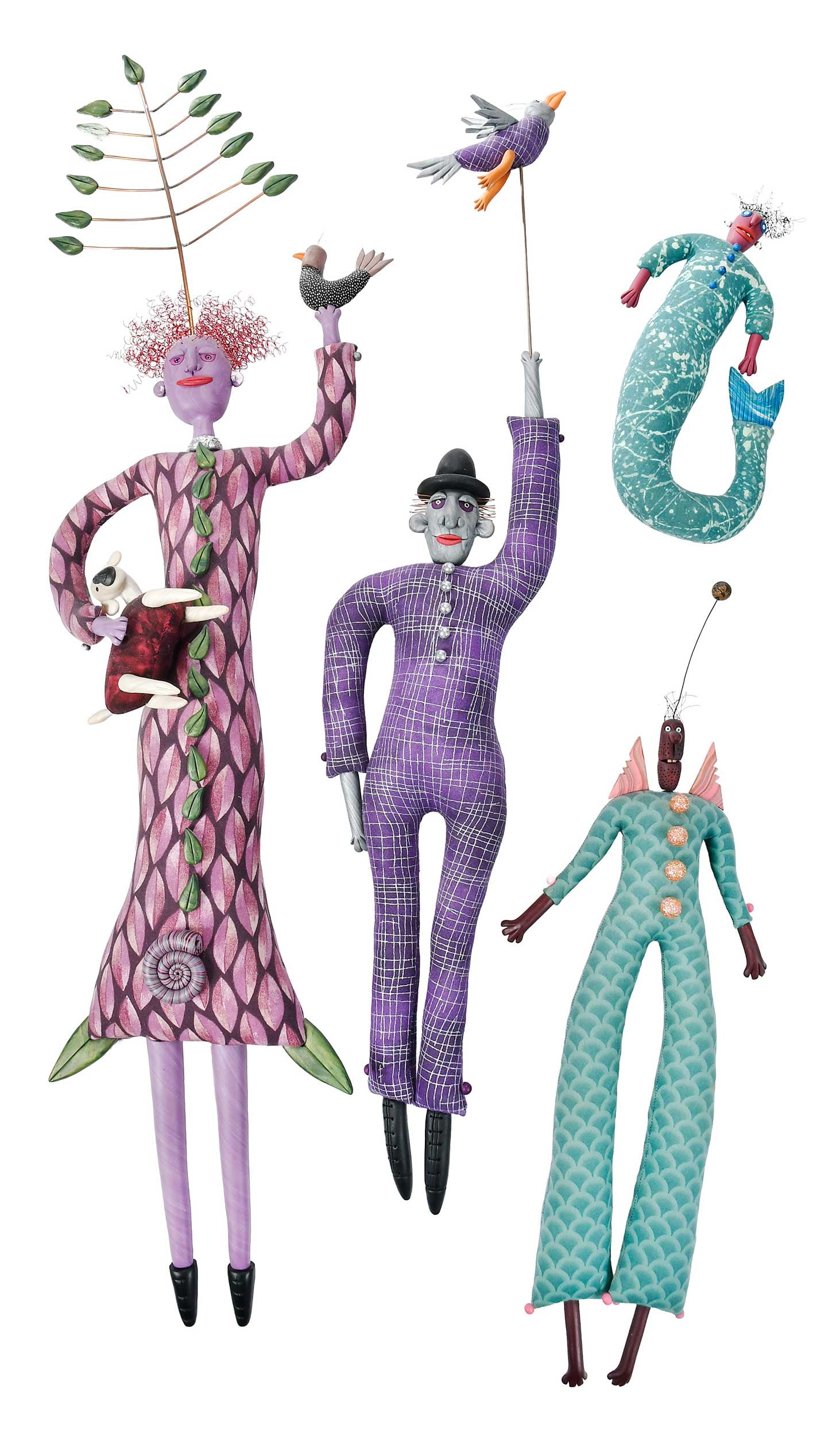 Deborah Banyas, Four Art Dolls (1 of 20)