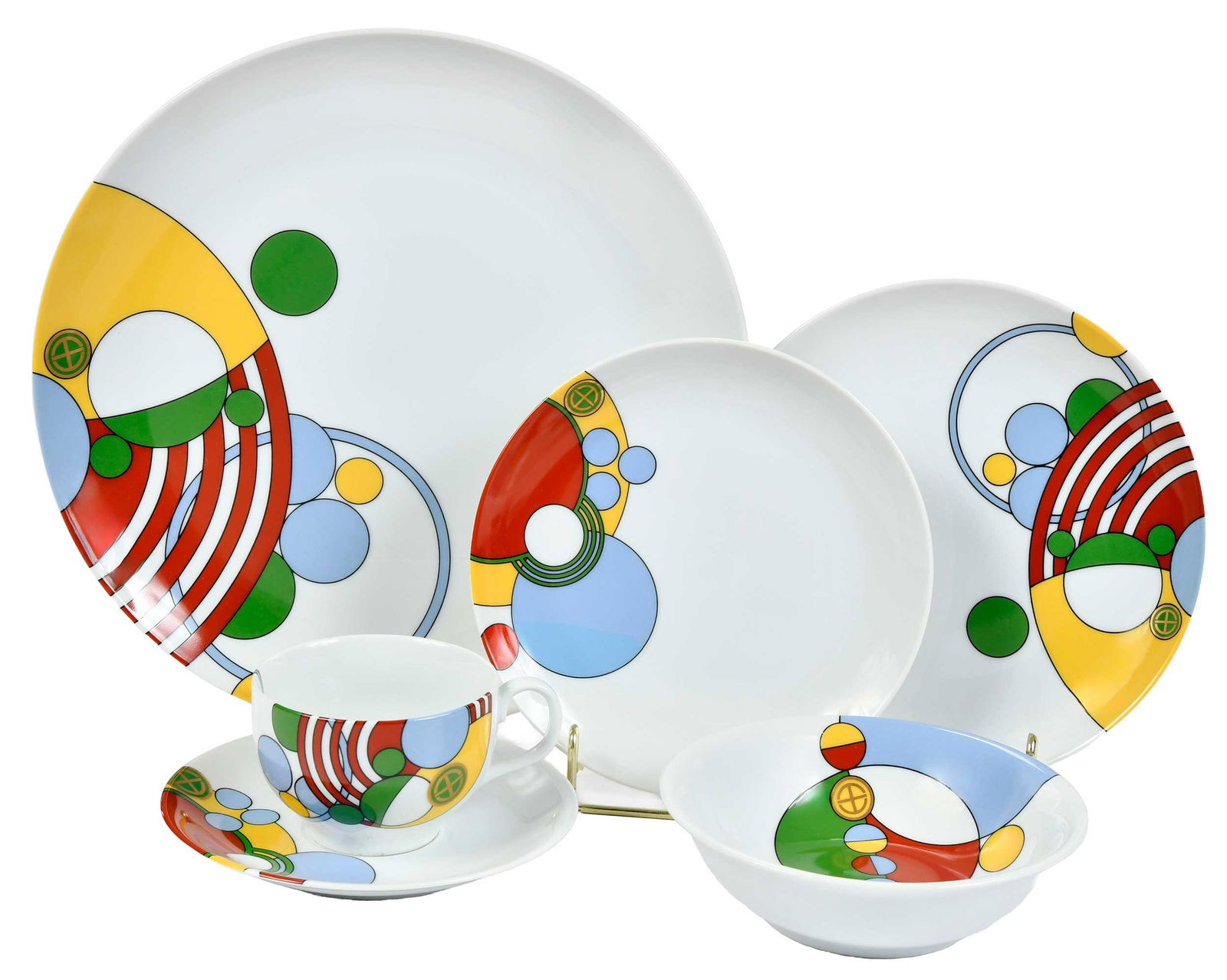 79 Piece Tiffany & Co. Frank Lloyd Wright Cabaret Dinner Service (1 of 10)