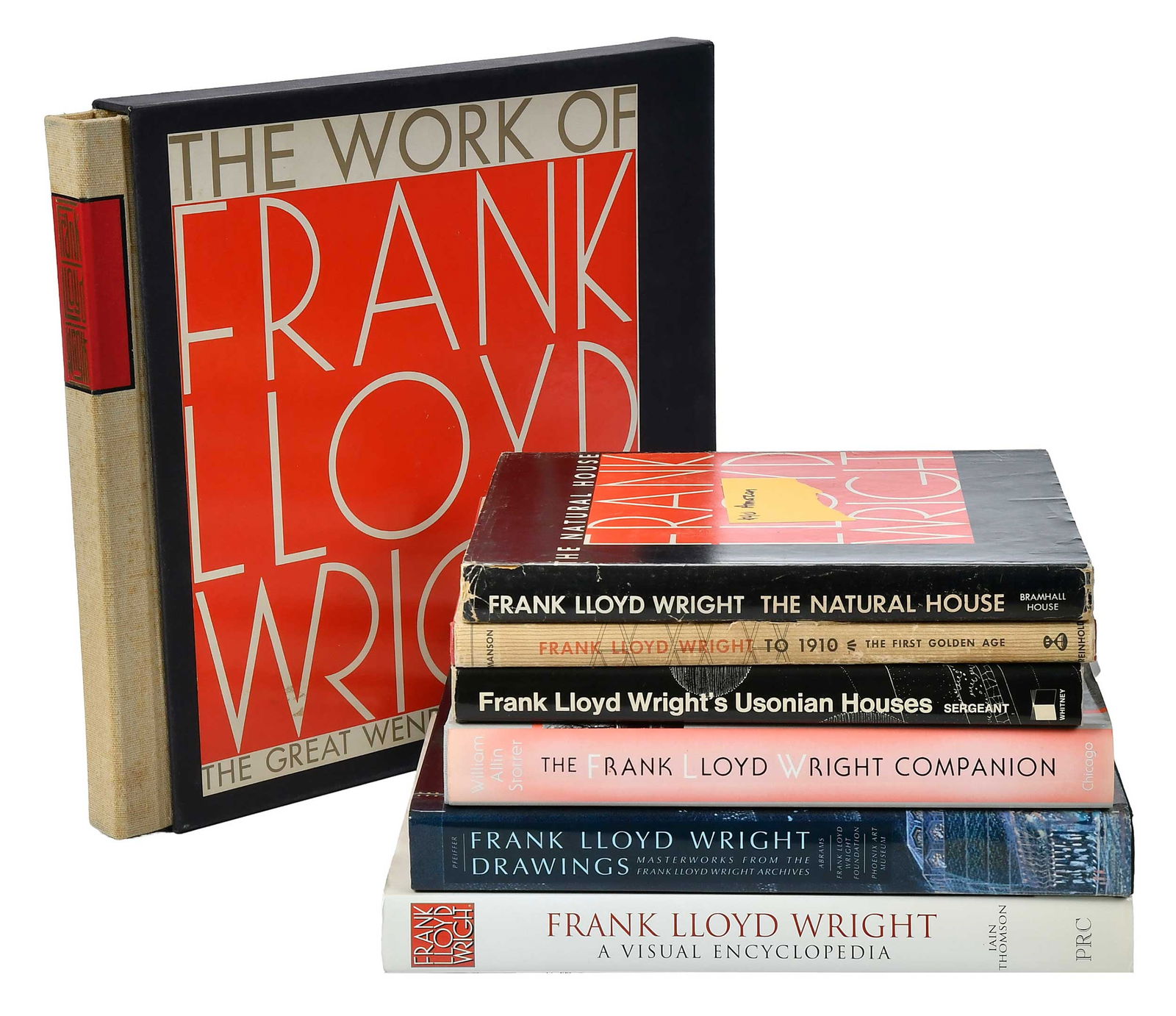Group of 46 Frank Lloyd Wright Reference Titles (1 of 12)