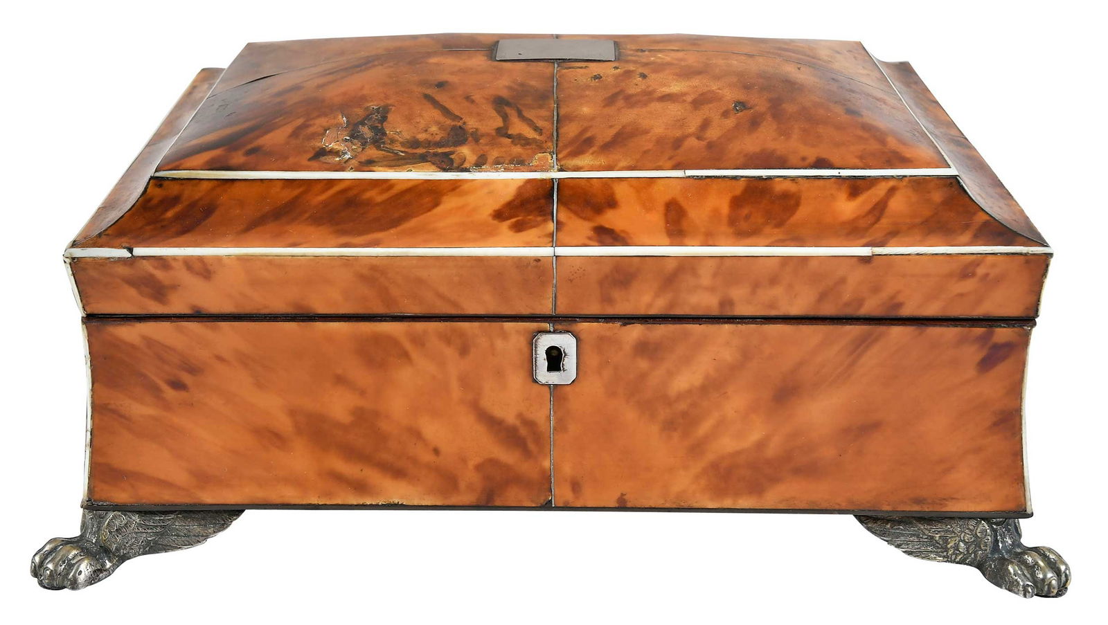 Regency Tortoiseshell Table Casket (1 of 8)