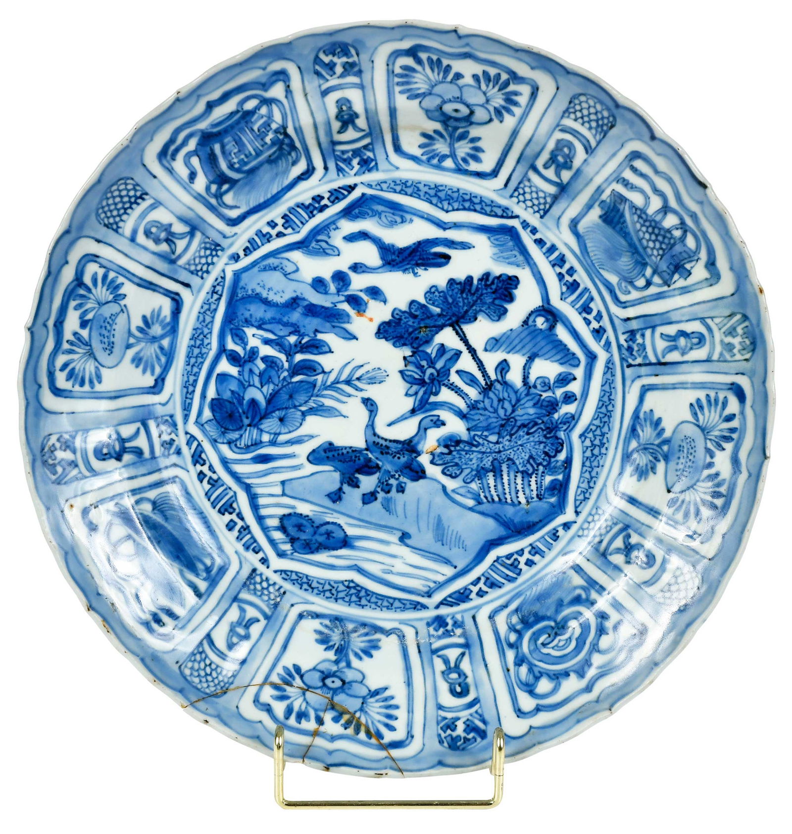 Chinese Export Kraak Ware Porcelain Dish (1 of 7)