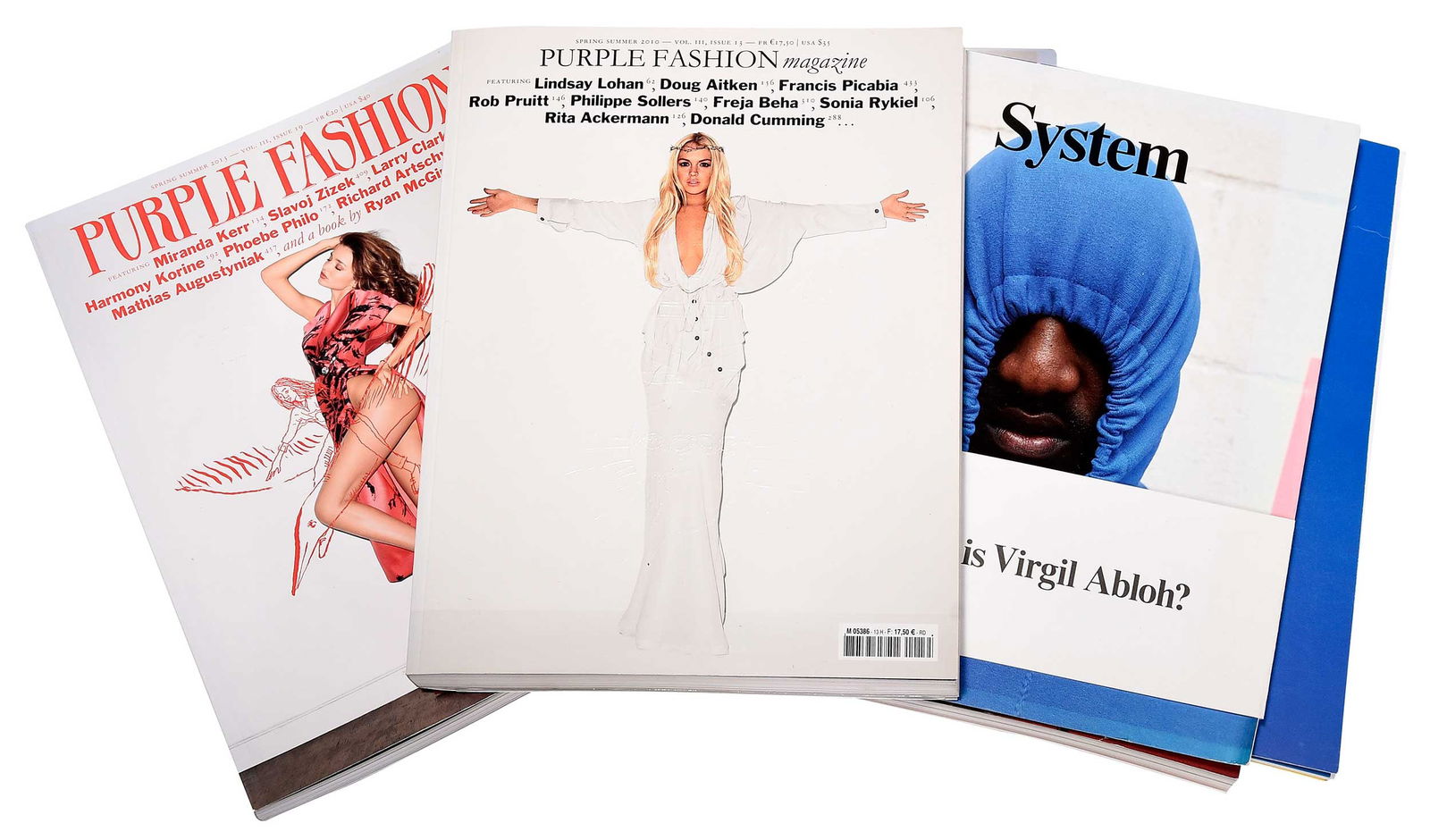 Four Fashion Magazines - System, Purple Fashion (1 of 3)