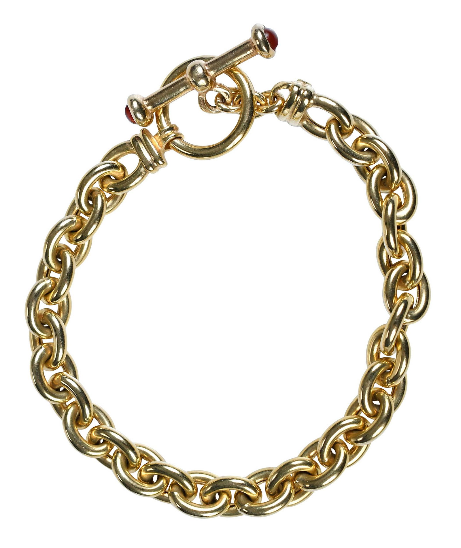 14kt. Large Link Bracelet (1 of 7)