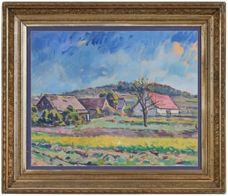 Country Scene with Cottages