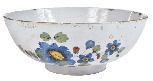 English Delft Punch Bowl