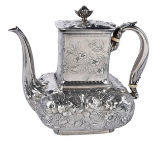 Whiting Aesthetic Movement Sterling Coffee Pot