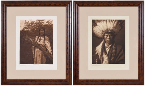 Two Edward S. Curtis Native American Prints